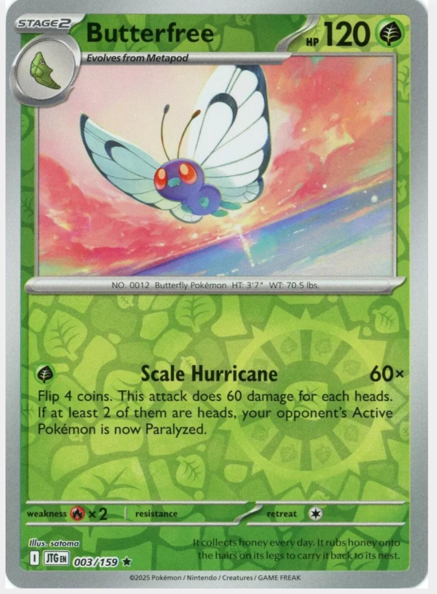 Butterfree [Reverse Holo] #0033 -Journey Together