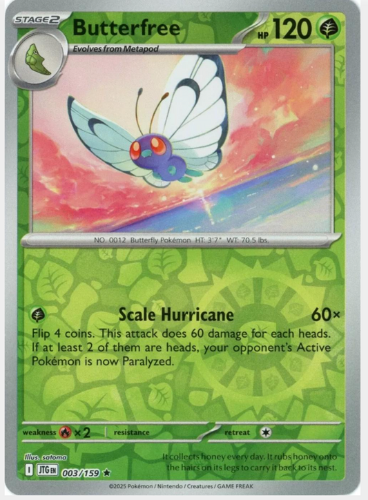 Butterfree [Reverse Holo] #0033 -Journey Together