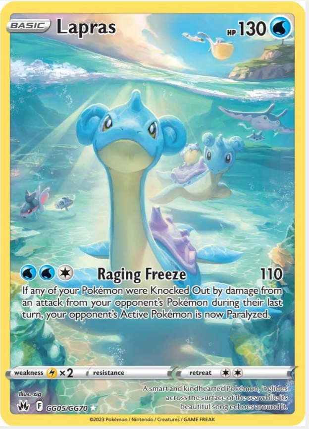 Lapras -GG05/GG20-Galarian Gallery- Crown Zenith