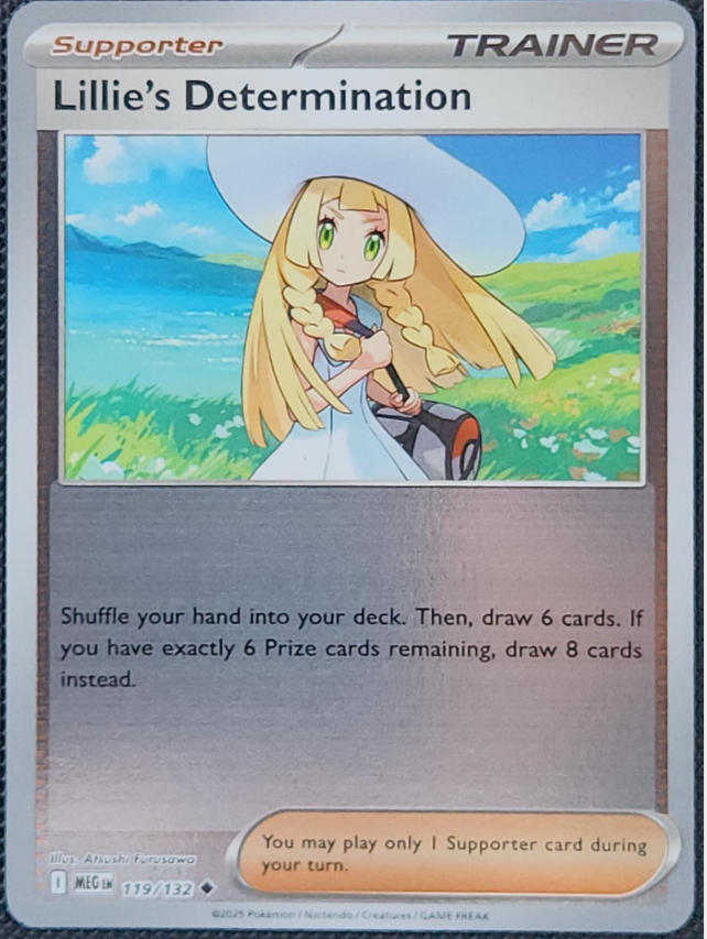 Lillie's Determination [Reverse Holo] #119- Mega Evolution