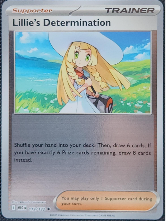 Lillie's Determination [Reverse Holo] #119- Mega Evolution