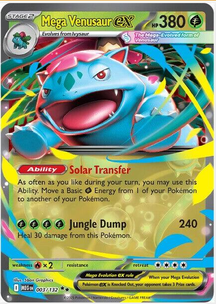 Mega Venusaur EX #003-Mega Evolution