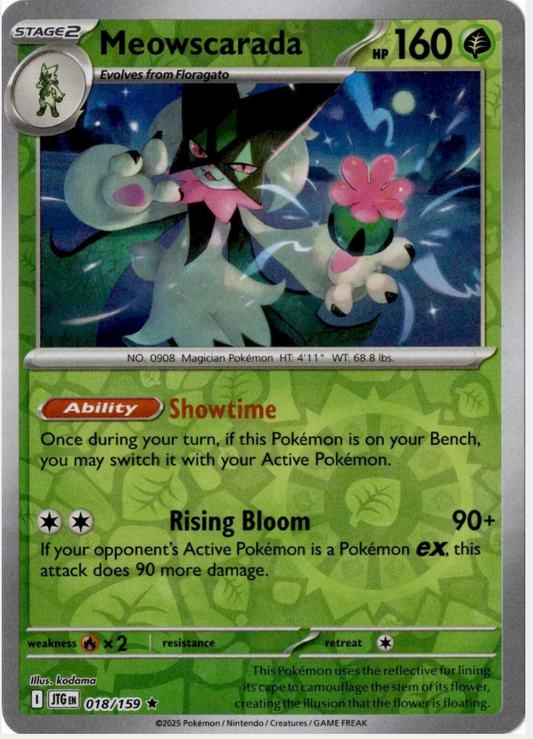 Meowscarada [Reverse Holo] #18- Journey Together