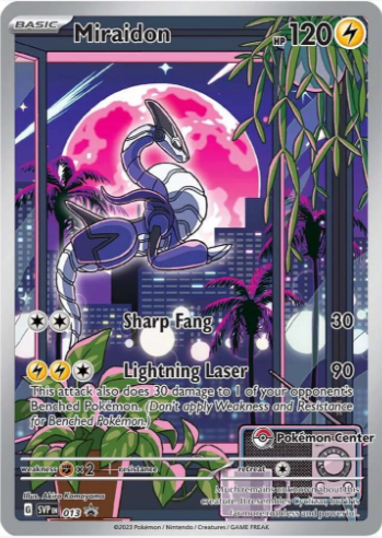 Miraidon - SVP 013 (Pokemon Center Exclusive) - Scarlet & Violet Promo Card-SEALED