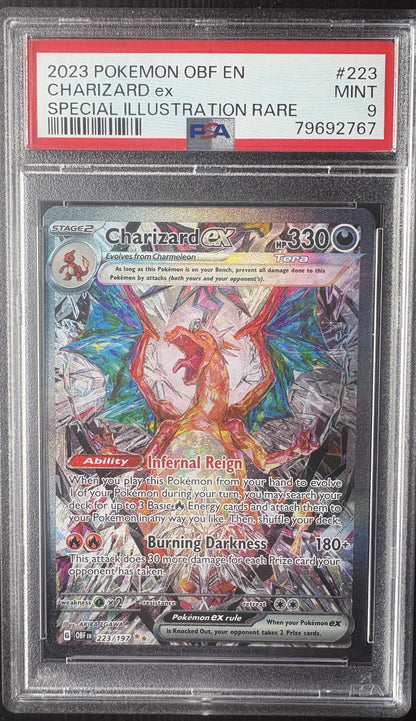 Charizard ex - 223/197 - SV03: Obsidian Flames- PSA 9
