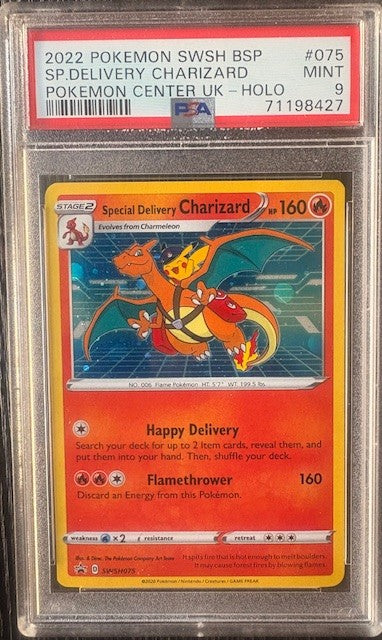 Special Delivery Charizard #SWSH075 Promo- PSA 9