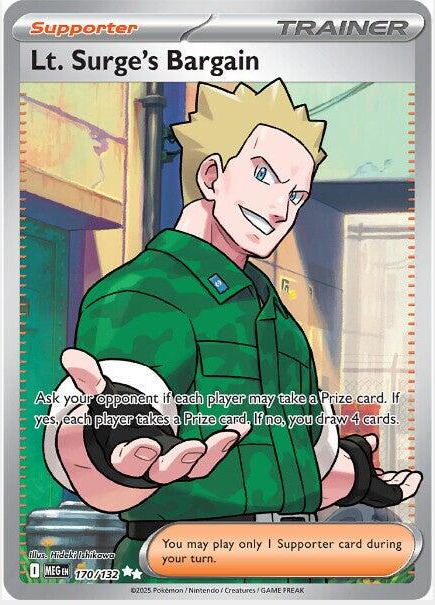 Lt. Surge`s Bargain #170-Mega evolution
